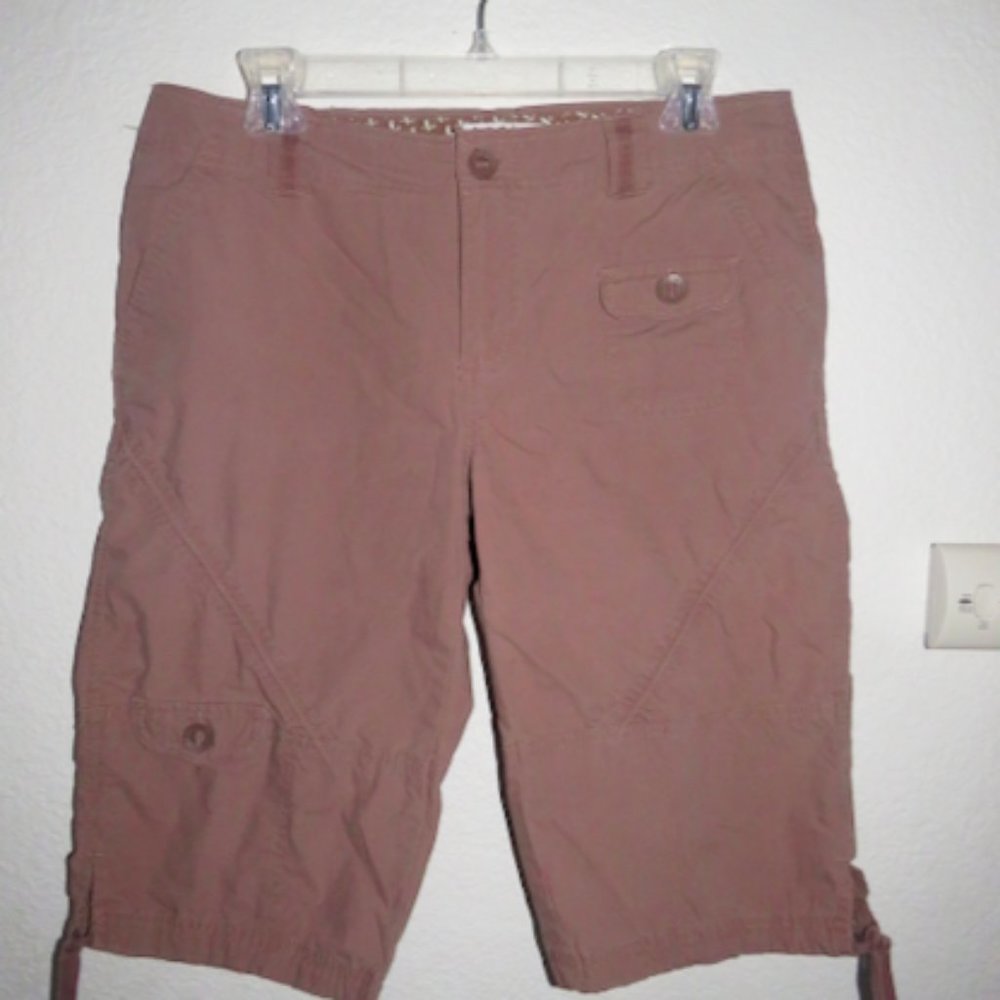 ❤️ Columbia Womens Shorts Khaki Beige Size 8